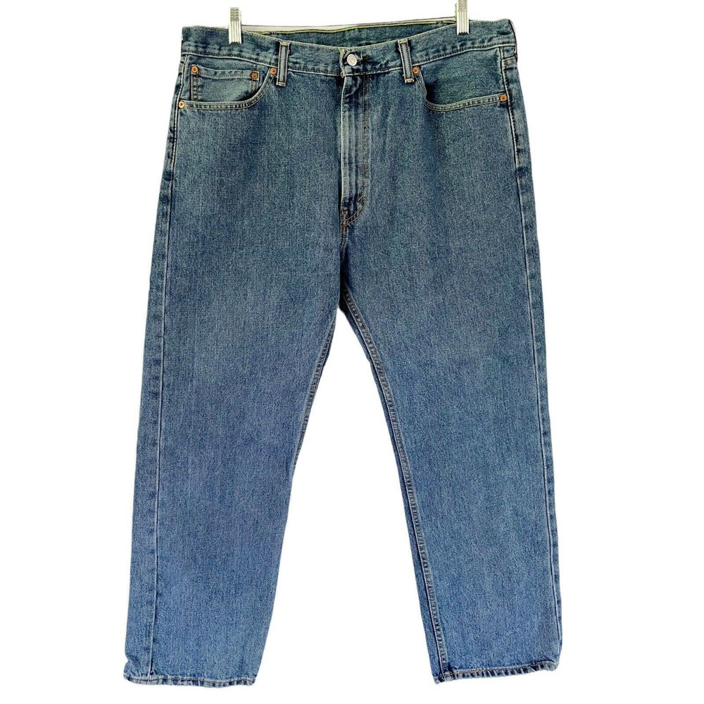 Levi's 505 Medium Wash Straight Leg Jeans Mens Size 40x30